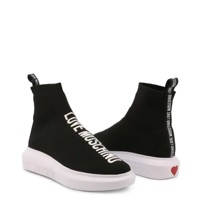 Logo High Top Sock Sneakers