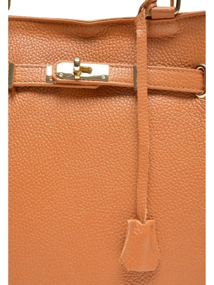 Anna Luchini_Handbag_SS23 AL 1762_COGNAC - Imagen 3