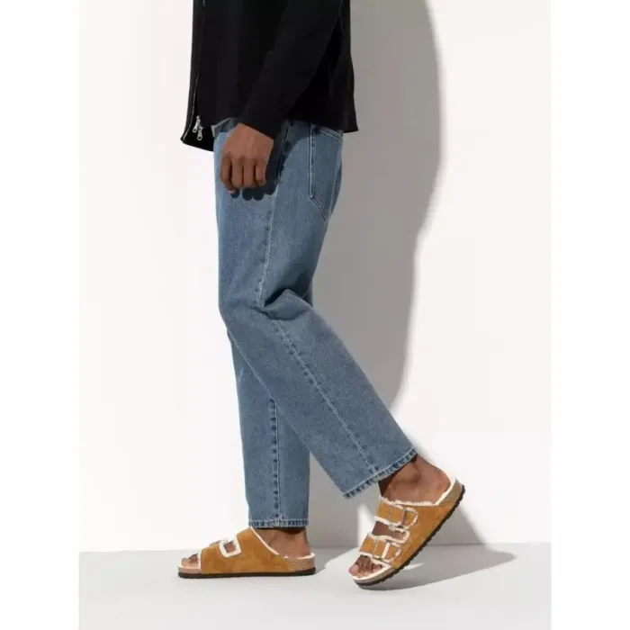 Birkenstock Arizona Shearling Mink W 1001135 flip-flops - Imagen 6