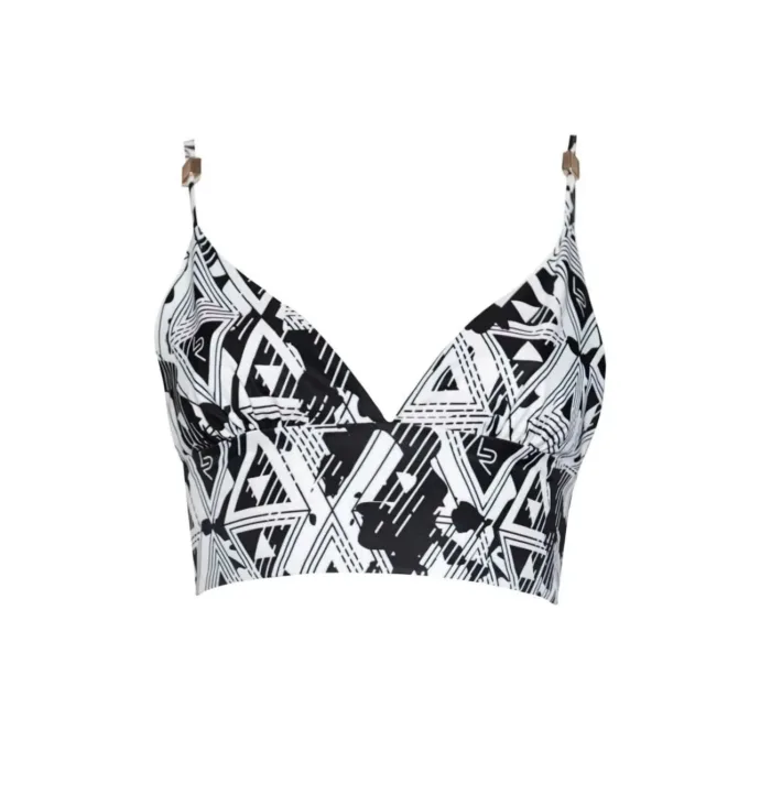 Amour Geometric Crop Top/ Bra top - Imagen 6