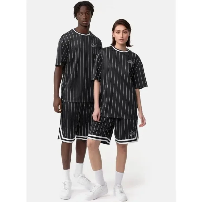Karl Kani Chest Varsity Pinstripe Mesh Tee Light M 6038524 - Imagen 3