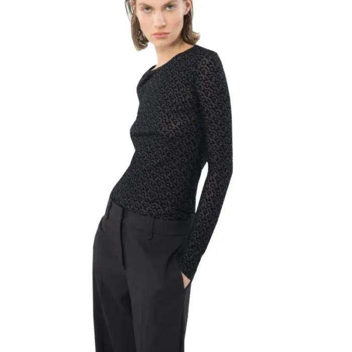 Pinko Logo T-shirt W 100639A 14F - Imagen 2