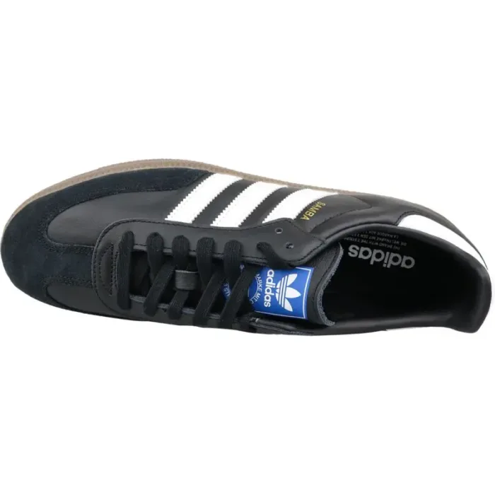 Adidas Samba OG M B75807 Shoes - Classic Black Sneakers for Men - Imagen 3