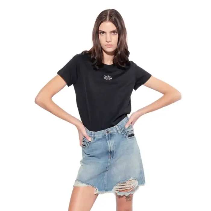 Pinko Logo Bussolotto T-shirt W 100355A0KO - Imagen 6