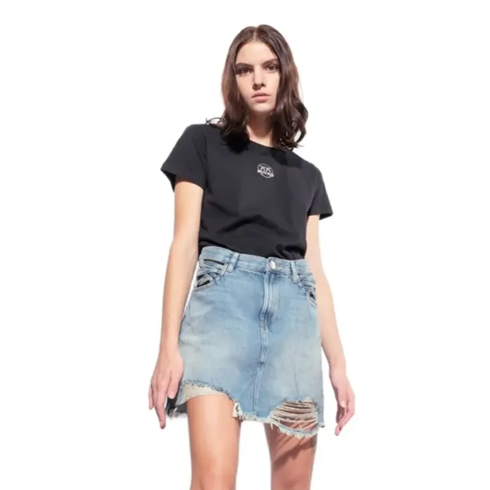 Pinko Logo Bussolotto T-shirt W 100355A0KO - Imagen 7