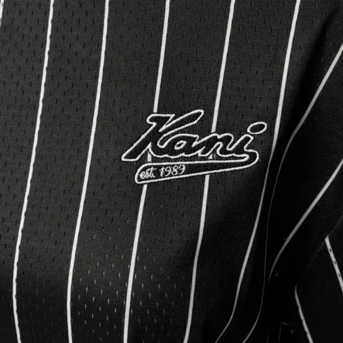 Karl Kani Chest Varsity Pinstripe Mesh Tee Light M 6038524 - Imagen 14