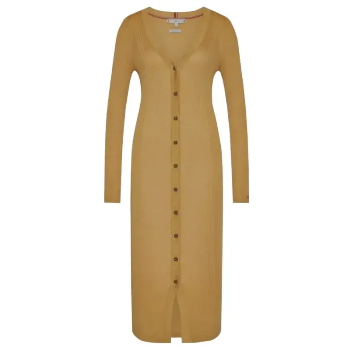Tommy Hilfiger Lyocell Silk Long Dress W WW0WW35889 - Imagen 5