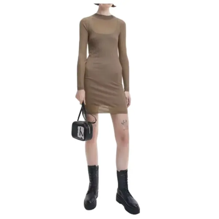 Calvin Klein Jeans Sheer W J20J219873 dress - Imagen 9