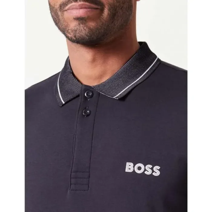 Polo Shirt Boss Paule 1 BLU M 50512892-402 - Imagen 3