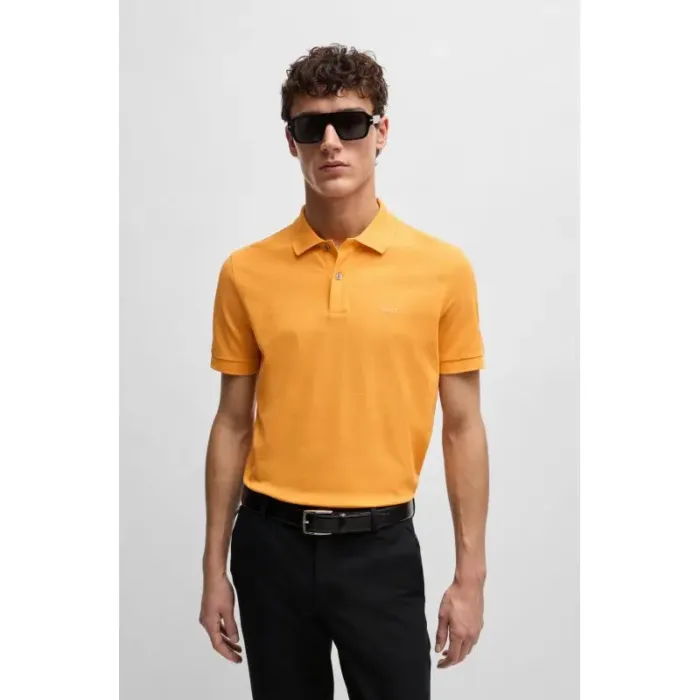 Polo Shirt Boss Pallas Orange M 50468301-813 - Imagen 2
