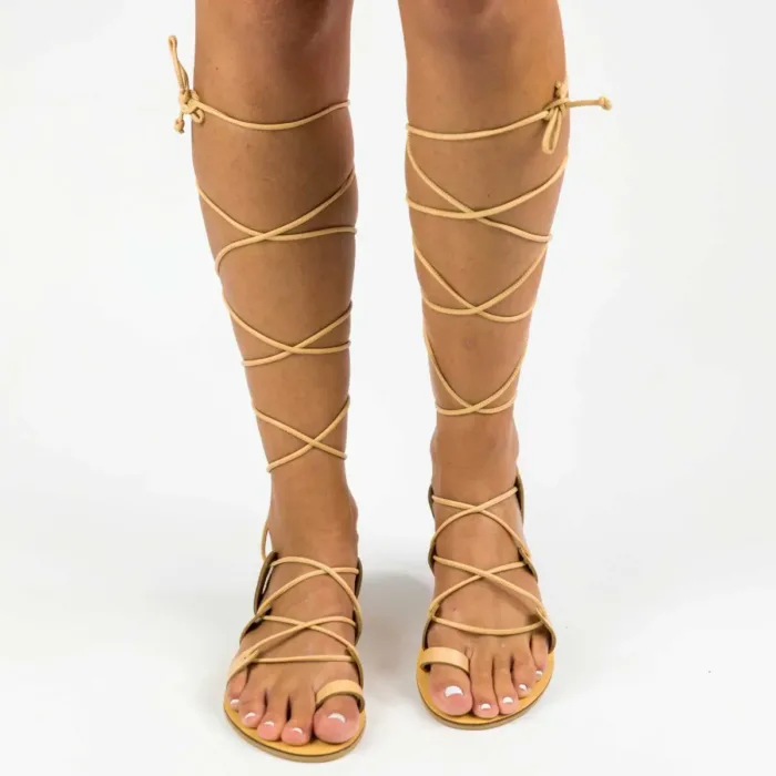 Ancientoo Gladiator Demeter - Greek Goddess Look Sandals - Imagen 3