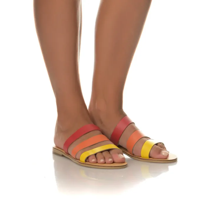 Ancientoo Slides Harmonia - Simple, Elegant, and Comfortable Leather Design - Imagen 4
