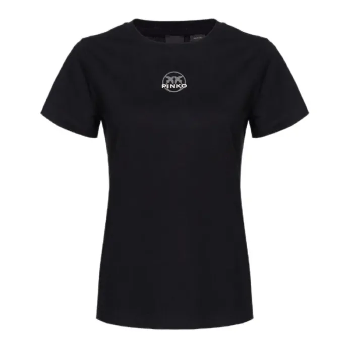 Pinko Logo Bussolotto T-shirt W 100355A0KO - Imagen 30