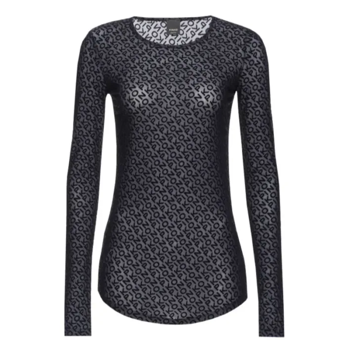 Pinko Logo T-shirt W 100639A 14F - Imagen 13