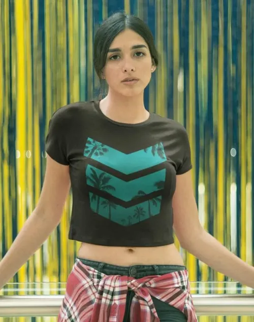 Blue sky Women's Crop Top