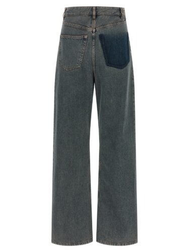 Back-to-back construction jeans