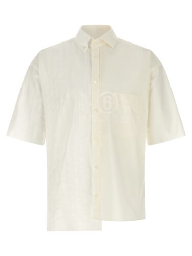 Bi-material shirt