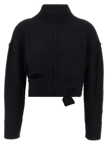 Distressed sweater
