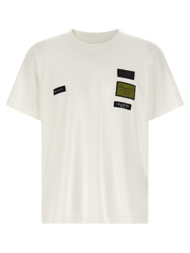 etichette' patch t-shirt