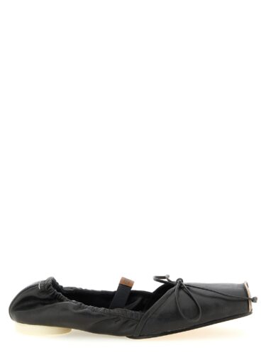 Square toe ballet flats