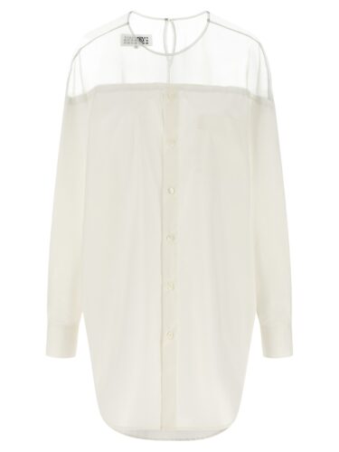 Tulle insert shirt