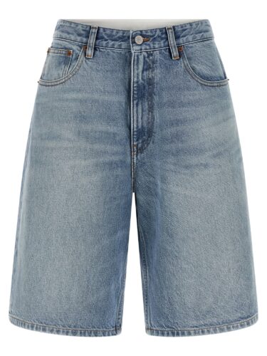 White carré bermuda shorts